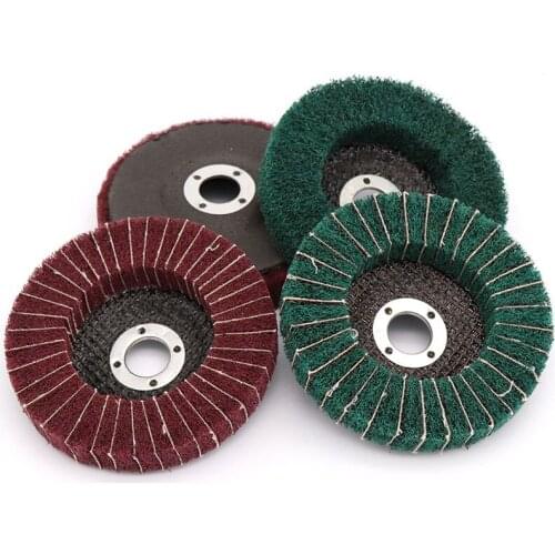 1PCS Scouring Pad Polishing Wheel Red/Green Color 100*16mm Grinding Disc Angle Grinder Tools