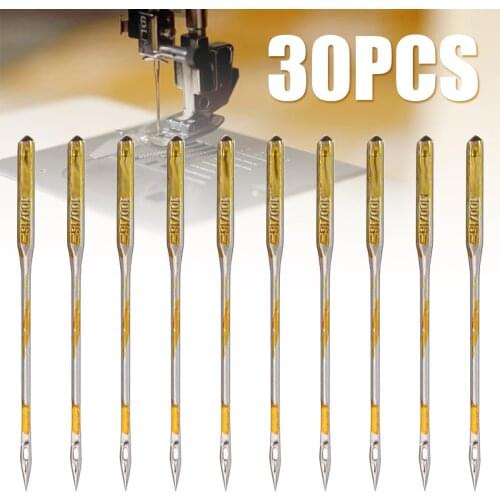 30pcs/set 39mm Length Domestic Sewing Machine Needles For Singer 3 sizes 14 16 &18 Universal Household Sewing Needles