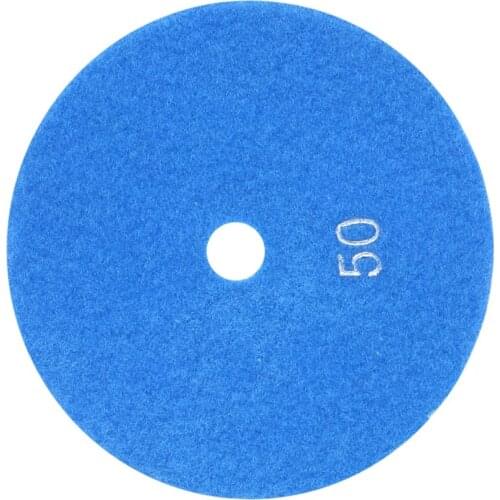 5 inch 125mm Wet Diamond Polishing Pads Marble Granite Grits 50