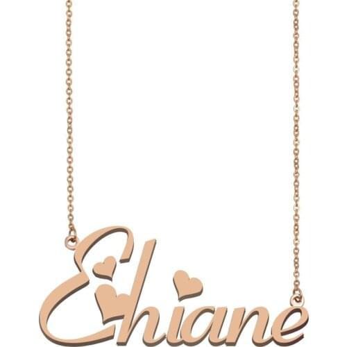 Ehiane Name Necklace , Custom Name Necklace for Women Girls Best Friends Birthday Wedding Christmas Mother Days Gift