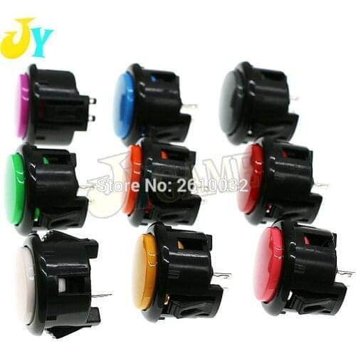 1pcs Retro Arcade Game Button No Click Sound Micro Switch Copy SANWA Button 30MM Start Button Switch