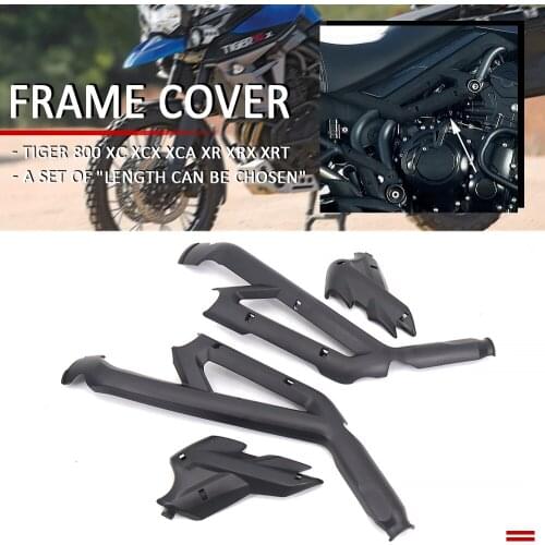 NEW Motorcycle Frame Cover For Tiger 800 XC XCX XCA XR XRX XRT Bumper Side Protection Guard For TIGER 800 For TIGER800