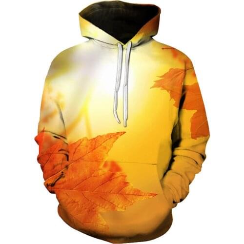 2020 new Natural landscape mens hoodies 3D print tree weeds Sweatshirts fashion outdoor Hoodies stranger Things oversized hoody
