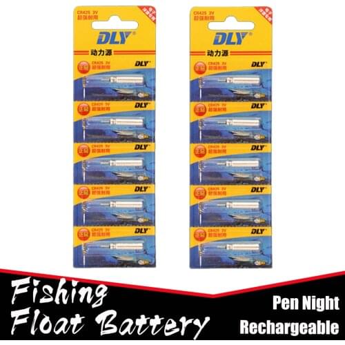 Rechargeable Fishing Float Battery for Pen Night Fishing Battery Lithium Pin Cells Fishing Accessory