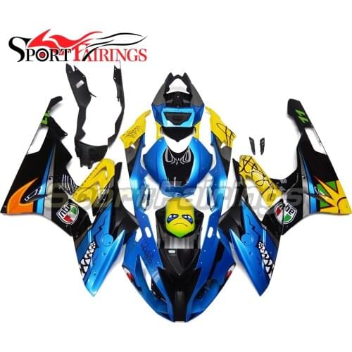 Complete ABS Fairings For BMW S1000RR 15 16 S1000 RR 2015 2016 Injection Motorcycle Plastic Fairing Kit Bodywork Rossie Blue