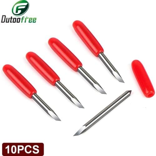 10pcs 45 degree summa D blade cutting plotter vinyl cutter blade summa needle knife tool cutter In Stock Fast Shipping