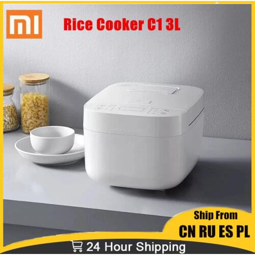 New Xiaomi Mijia Rice Cooker C1 3L Automatic Household Rice Cook Simple Operationcook Quickly 24 Hours Appointment APP Control