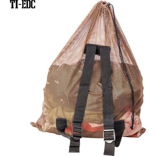 Mesh Decoy Bag Duck Decoy Bag for Goose Turkey Waterfowl, Duck Hunting Gear Decoy Backpack Light Weight Blind Bag with Adjustab