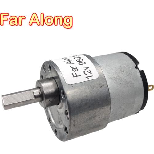 Brush Geared DC Motor 7RPM To 960RPM DC 12V 24V Adjustble Speed Reversed Micro ElectricMotor For DIY Toy Car Smart Device etc