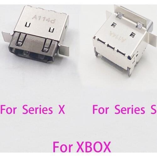 50PCS Replacement Display HDMI -compatible Port Connector Socket For Microsoft Xbox Series X & For Xbox Series S