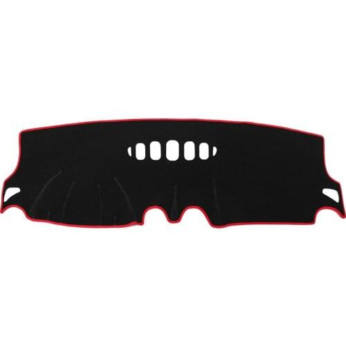Uxcell RHD New Car Dashboard Cover Nonslip Black/Red Dash Mat Sun Pad for Mondeo 2007 2008 2009 2010 2011 2012