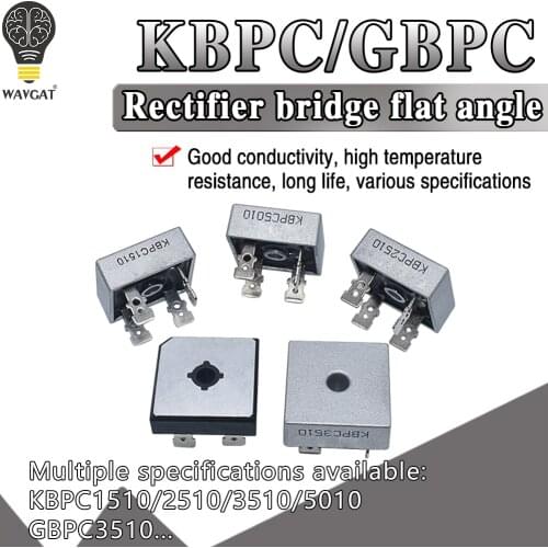 KBPC5010 KBPC3510 Rectifier bridge pile KBPC1010/1510/2510/610 GBPC3510 Diode Bridge Rectifier 50A1000V