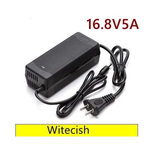 14.4V 14.8V 5A DC 16.8V Three-stages Lithium Battery Charger for14500/14650/17490/18500/18650/26500 Polymer lithium battery Pack