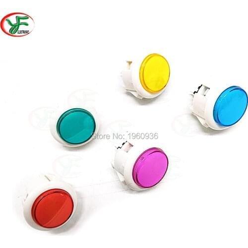 1pc New 30mm Arcade Button Copy SANWA OBSF-30 Button Retro Arcade Joystick DIY for PC USB Board