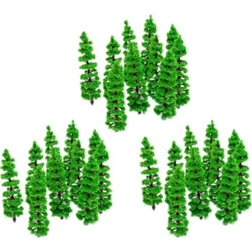 20/30PCS Green Model Trees Railroad Street Landscape Scenery HO N Diorama