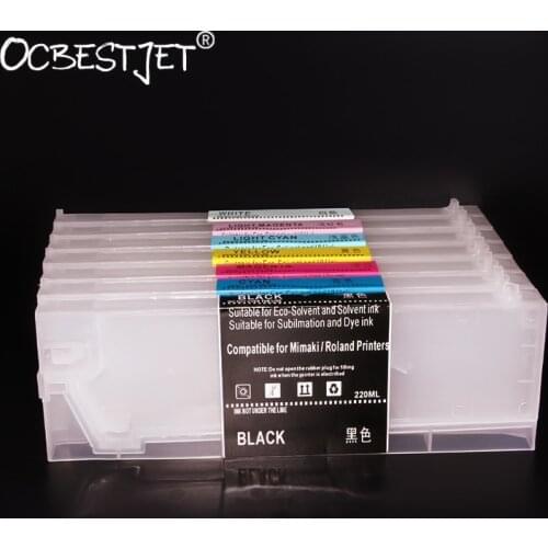 220ML/PC ECO-SOL MAX 2 Refillable Ink Cartridge For Roland XR-640 XF-640 VS-640i VS-540i VS-300i (8 Colors Are Available)