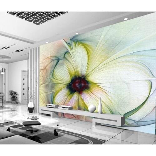 Abstract multicolored flower mural 3d murals wallpaper for living room Home Decoration 3d wallpaper