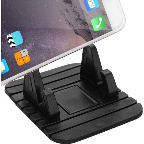 Car Non-slip Holder Dashboard Compitable For Mobile Smart Cell Phone Stand Bracket Silicone Mat Lazy Holder Accessories
