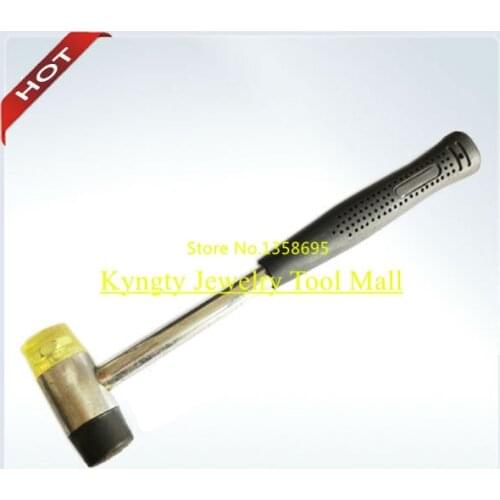 Free Shipping Plastic Rubber Hammer tool for Jewelry Goldsmith Tools Head Dia 25mm 1pcs / set