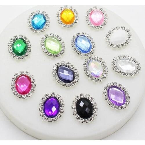 Shiny High-grade Crystal Button Sewing Decorative Button DIY Clothing Button Jewelry Making Buckle Creative Handicraft