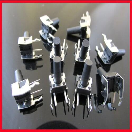 Side button 6*6*12MM with bracket tact switch 6X6X12 vertical micro switch tact switch