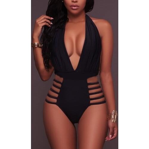 Push Up Micro Bikinis Bathing Suit Womens Fashion Sexy Solid Color Lace Up One Piece Beach Open Out Swimsuit Female Bandeau
