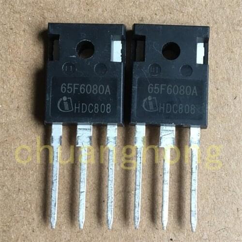 1pcs/lot high-powered triode 65F6080A 43A 650V original packing new field effect MOS tube TO-247 IPW65R080CFDA 65F6080