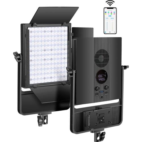 Neewer NL140 LED Video Light Improved Optical Performance, APP Intelligent Control for YouTube Video Studio Photography Lighting