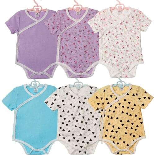 New Summer Baby Girl Romper triangl style Short Sleeve Infant cotton rompers Jumpsuit Baby Rompers Newborn Kids clothing NP013