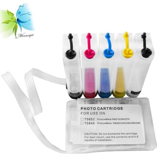 Winnerjet T5852 Empty Continuous Ink Supply System CISS for EPSON PM210 PM250 PM270 PM215 PM235 PM310