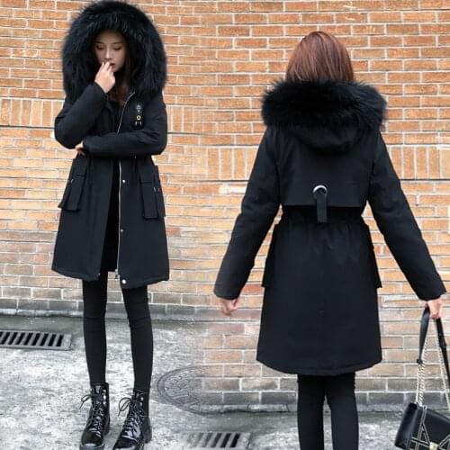 Parkas Mujer 2020 Winter Jacket Women Long Coat Woman Down Cotton Padded Jacket Korean Warm Parka Chaqueta Mujer KJ2886