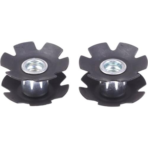 2PCS Bicycle Front Fork Mount Core Fastening Bolts Star Nuts for For Unthreaded Fork External Dia 28.6mm