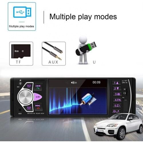 40% Dropshipping!! 4022D Car MP5 Player Bluetooth 1 Din 4.1 inch FM Audio Stereo Radio