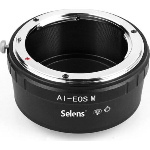 Selens Lens Adapter for Nikon F AI Mount Lens Convert for EF-M Mount Camera Adapter for AI-EOS M
