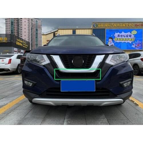 ABS car middle mesh trim strip water tank insect-proof net baffle Car Styling For Nissan X-Trail t32 2017-2020