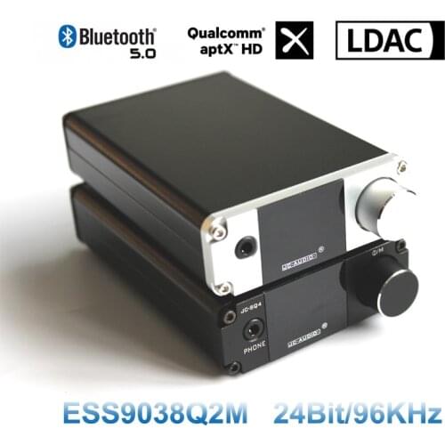 CSR8675 Bluetooth 5.0 Wireless Receiver TPA6120A2 APTX-HD/LDAC JRC5532DD ESS9038Q2M DAC Decoding 3.5mm Headphone AMP 24bit/96KHz
