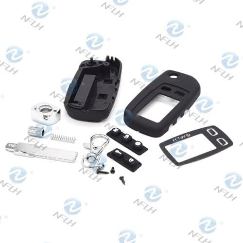 NFLH Key Case for TW9010 TW9020 TW9030 Uncut Blade Fob Case CoverFolding Car Flip Remote Control