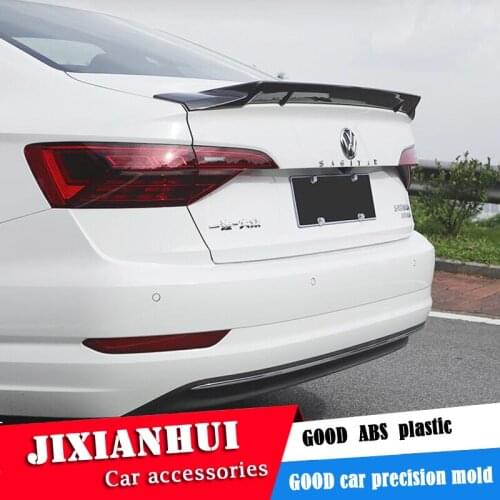 For J etta Spoiler 2019-2020 Volkswagen J etta RK High Quality Spoiler ABS Material Car Rear Wing Primer Color Rear Spoiler