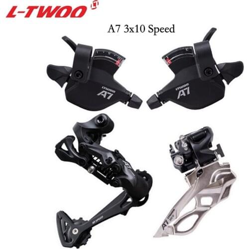 LTWOO Groupset LTWOO A7 3x10 10Speed shfter lever+Front Derailleur+Rear Derailler groupset for MTB Bike 30speed Cassette 32T 36T