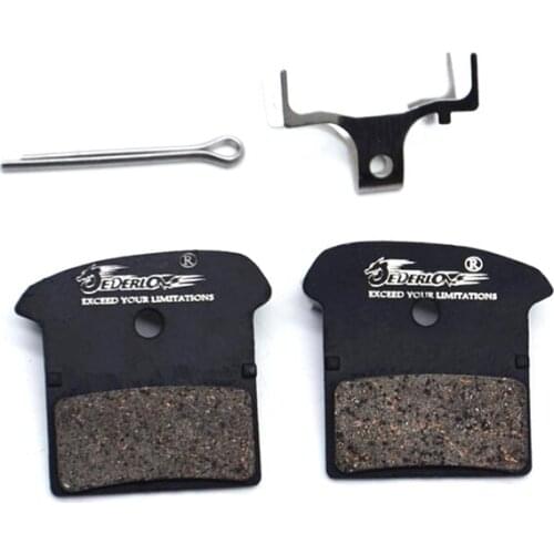 JEDERLO Bicycle Hydraulic Disc Brake Pads,Bicycle Cooling Fin Ice Brake Pads MTB Road Bike Heat Radiation Brake Pad for BR-M9000