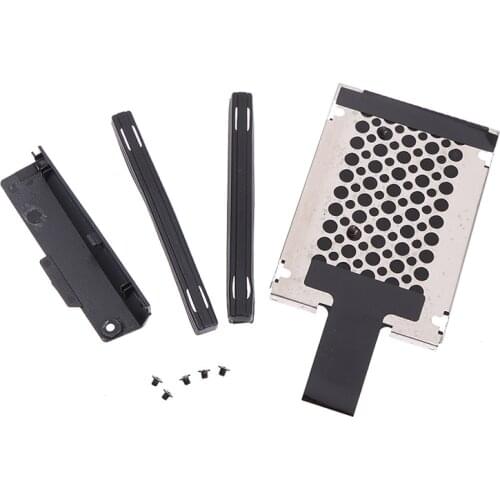 HDD Hard Disk Drive Cover Caddy Rails +Screw For IBM/Lenovo Thinkpad T420S T430S