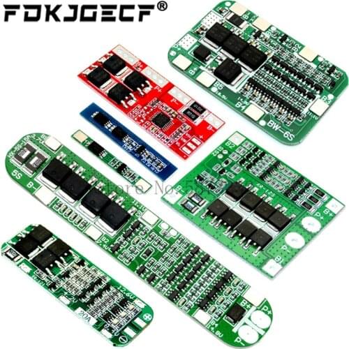 1S 2S 3S 4S 5S 6S 3A 15A 20A 30A Li-ion Lithium Battery 18650 Charger PCB BMS Protection Board For Drill Motor Lipo Cell Module