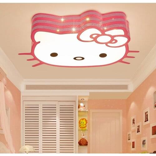 Fashion cartoon childrens bedroom boys and girls warm romantic simple modern room childrens room ceiling lamp
