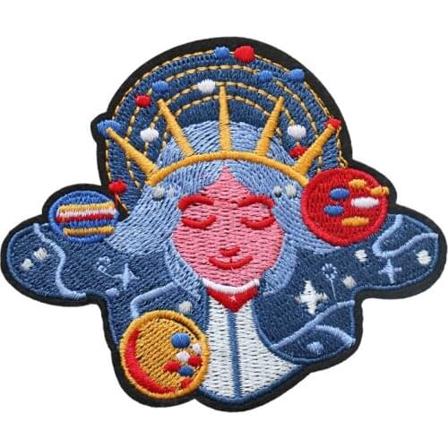 Factory direct Custom Embroidered patches Rock Band Iron on badge Music Punk Roll Heavy Metal Sew on customized with your logo