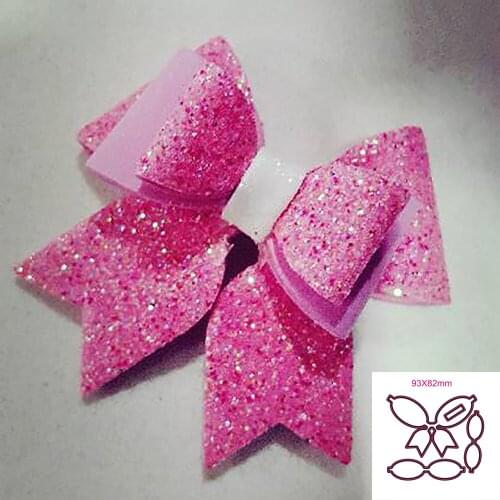 New exquisite 3D bow metal cutting knife mold paper crafts scrapbook card template DIY photo album decoration accessories