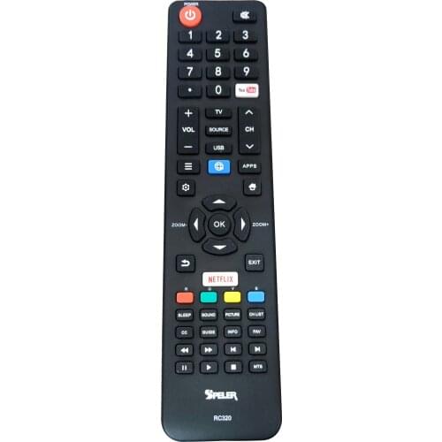 NEW Original For Speler TV Remote Control RC320 06-532W54-TY01X Whit Youtube Fernbedienung