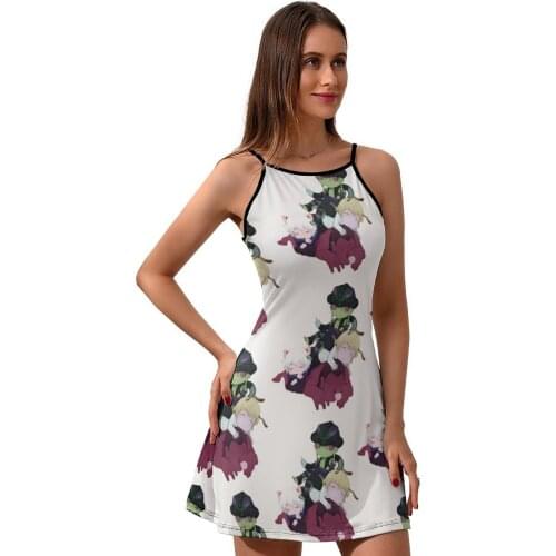 Hunter X Hunter Dress Suspender Party Fashion Dresses Modern Girl Polyester Patterns One-Piece Dress