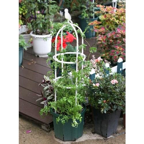 Plant Trellis Support Climbing Stand Rack Art Gardening Detachable Garden Vegetables Decorative Planting Lack