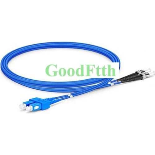 Armoured armored Patch Cord SC-ST ST-SC SM Duplex Zipcord GoodFtth 100-500m