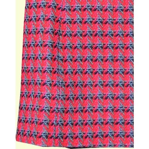 Autumn and Winter Woven Tweed Plaid Button Decoration A-line Skirt Skirt SK531